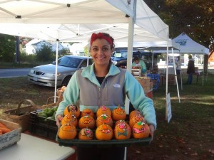 painted pumpkins